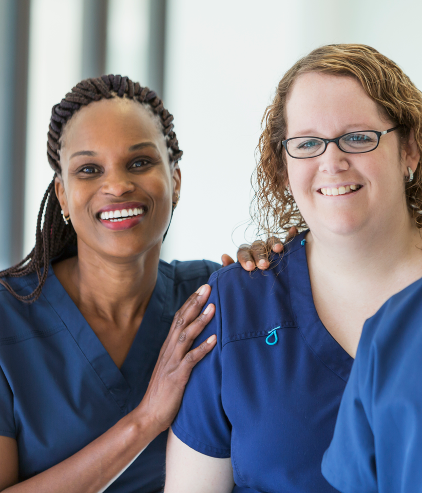 smiling medical professionals